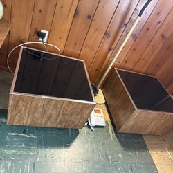 MID CENTURY very Cool Coffee Table And End Tables