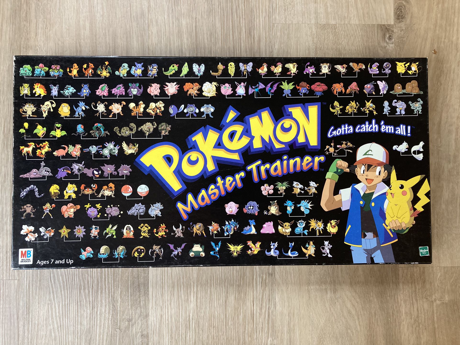 Pokemon Master Trainer Board Game 1999 Edition
