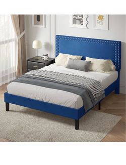 Blue Bed Frame