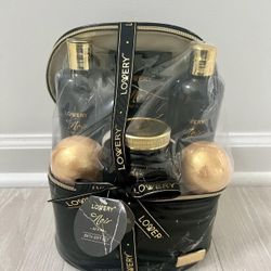 Luxe Jasmine Noir Home Spa Kit - 7Pc Body Care Set
