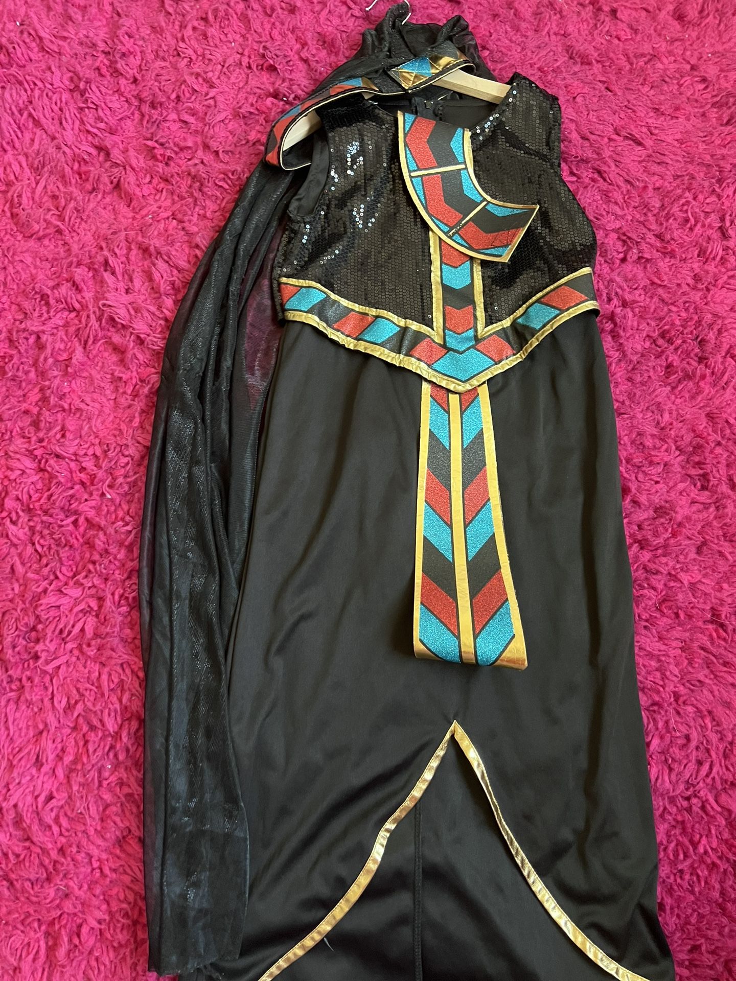Girls Size 6-8 Dark Cleopatra Costume
