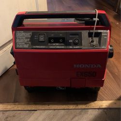 Honda EX650 portable generator 