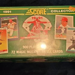1991 Score Baseball Cards Set 