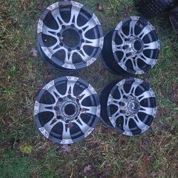 16x8 8 lug p/u wheels