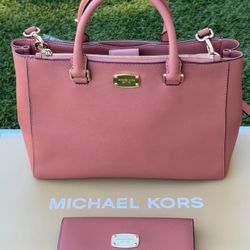 Michael Kors Large Satchel with Wallet. Firm Price /Precio Firme