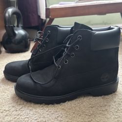Size 3 Boys Black Timberland Boots 