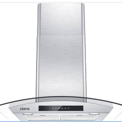 30” Ciarra Stainless Range Hood – Wall Mount, 450 CFM