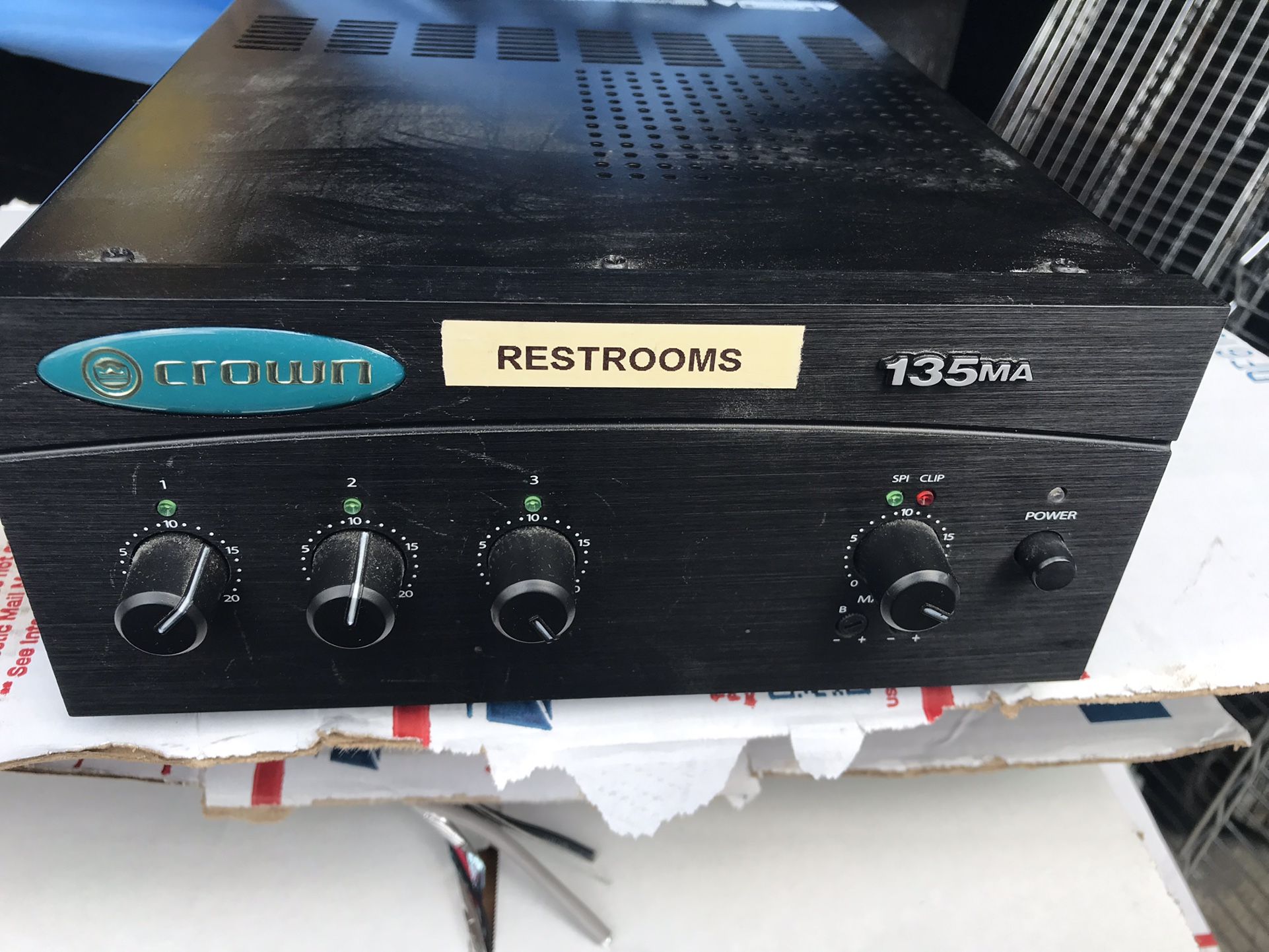 Amplifier. Crown 135MA