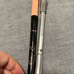 Eyeliner and eyebrow pencil