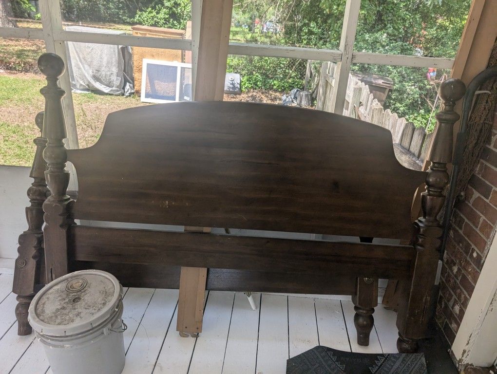 Queen Size Wood Bed Frame