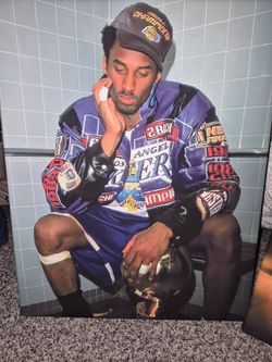 Kobe Bryant Championship Trophy Wall Art Decor