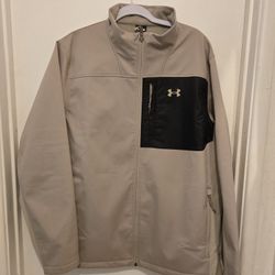 💯 Under Armour Softshell Khaki Infared Storm Jacket