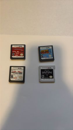 Three DS and one 3DS games loose lot