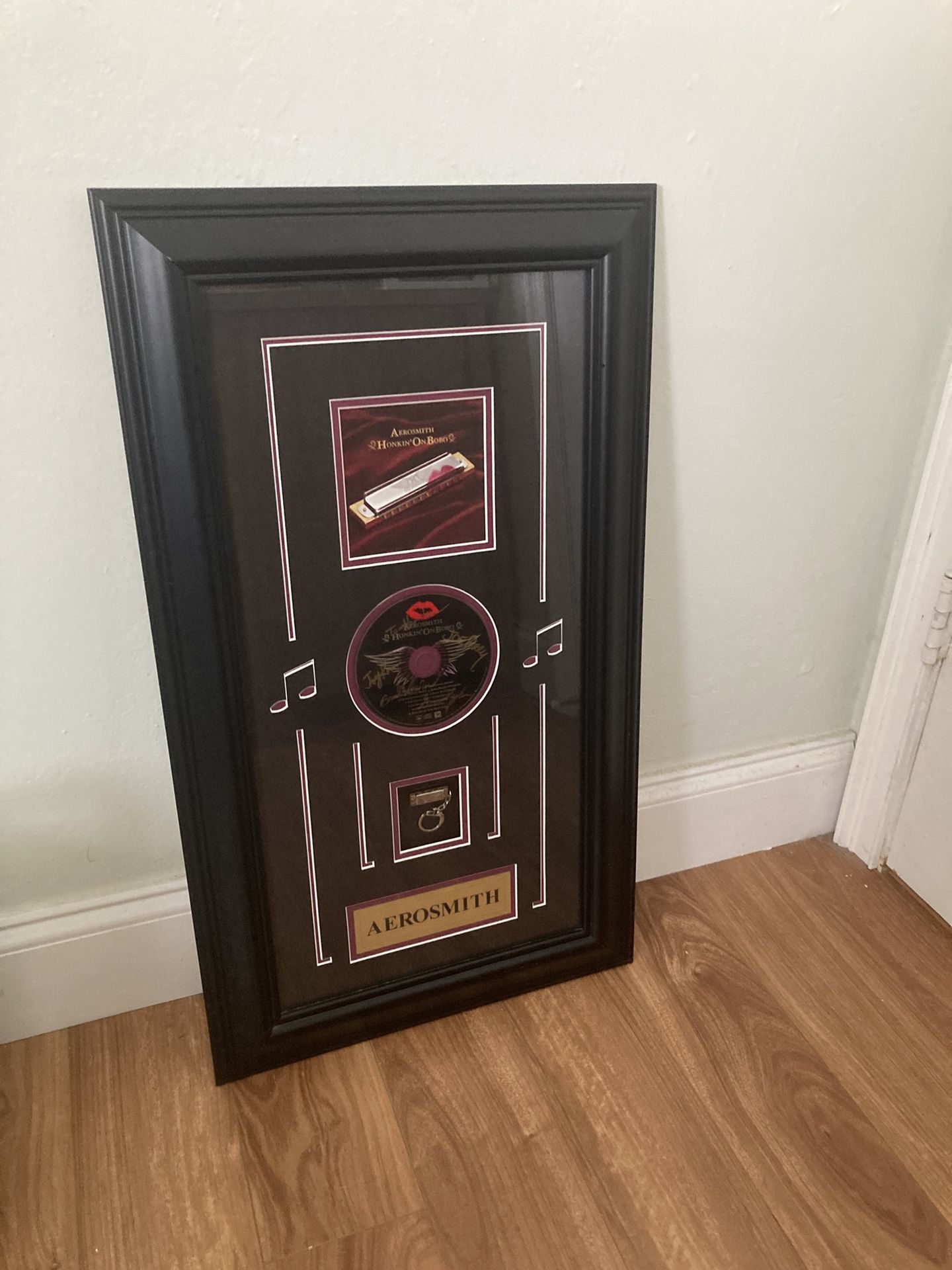 AEROSMITH - Rock CD -  Signed and Framed Honkin’ On Bobo - Includes COA
