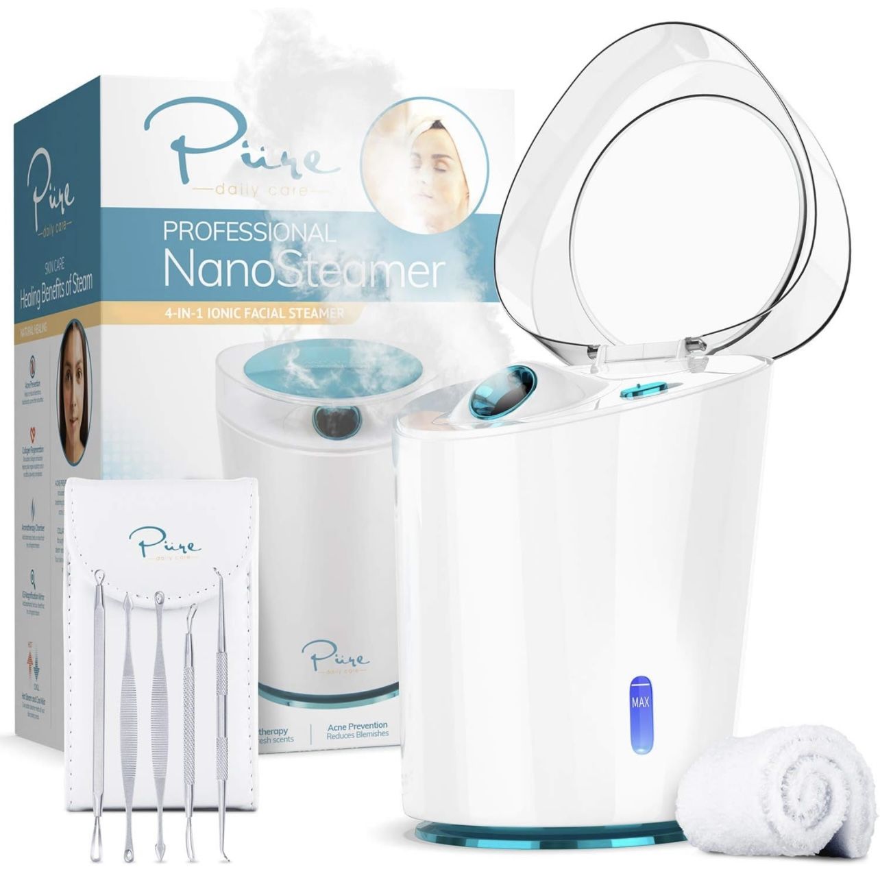 4-in-1 Nano Ionic Facial Steamer
