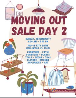 Moving Sale Day 2