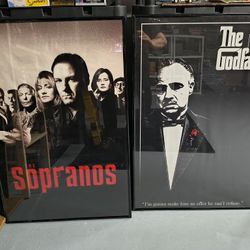 4 Gangster Framed Posters
