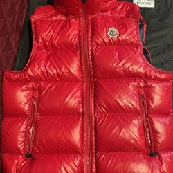 MONCLER BORMES HOODED DOWN VEST