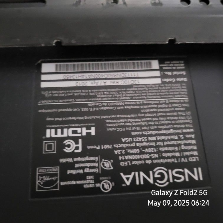 50" Insignia Tv With Wall Mount And Firestick $250 OBO