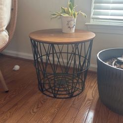 Side Table With Storage