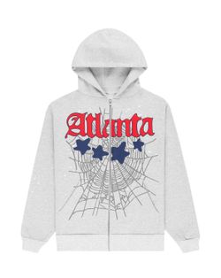 Spider zip up hoodie