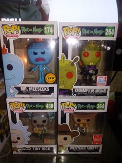 Funko pop rick and morty lot