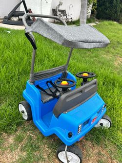 Kids push car