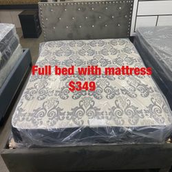 Full Bed With Mattress 