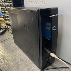 Quad Core AMD PHENOM 2.2ghz Compaq Presario Desktop Computer Tower Only 
