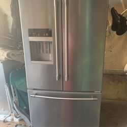 Maytag - 25 Cu. Ft. French Door Refrigerator with PowerCold Feature in Stainless Steel