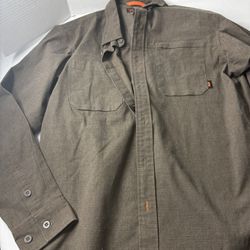 Pre-owned Walls Men's Flame Resistant Button Down Work Shirt