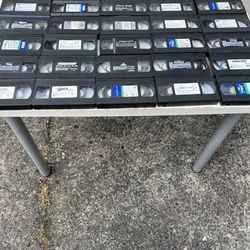 Lot Of VHS Movie Tapes