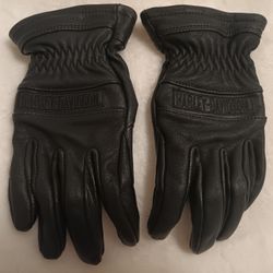 Pre-owned Harley Davidson Men's Leather Gloves