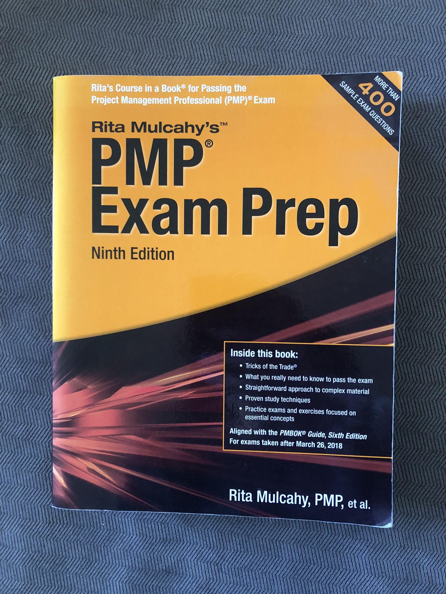 PMP Exam Prep Book- Paperback
