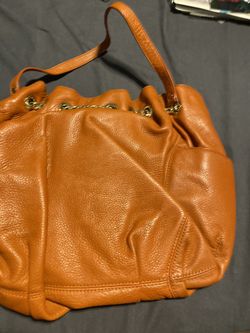 Orange Michael Kors purse