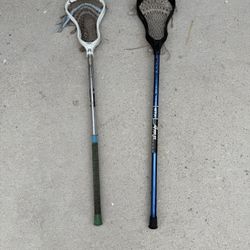 Set of 2 Lacrosse Sticks – 40” – Good Condition