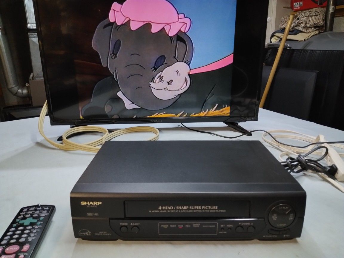 SHARP VINTAGE VCR 4 HEAD HQ