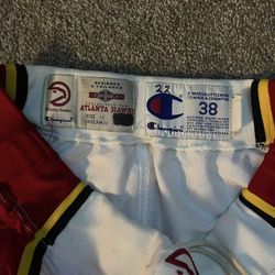 Atlanta Hawks Vintage Warmup Pants 
