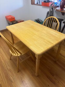 Dining Room Table & Two Chairs