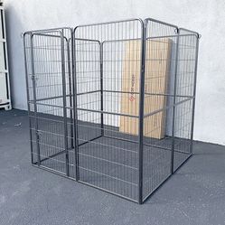 (New in box) $180 Heavy Duty 5x5x5ft Tall 8-Panel Pet Playpen Dog Crate Kennel Exercise Cage Fence 