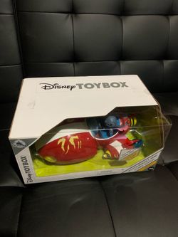Disney Stitch Rocket Ship Figure/ Toy Box