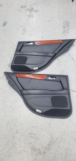 Rear Door Cards Black GS300 GS430