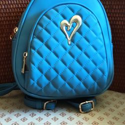 Small Blue Backpack 
