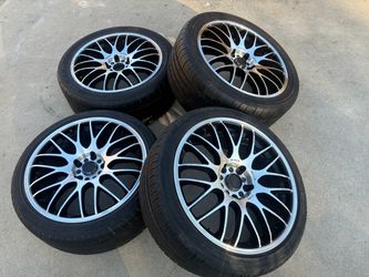 Rims 18 MONOBLOCK 5x114.3 and 5x100 black silver rines wheels universal