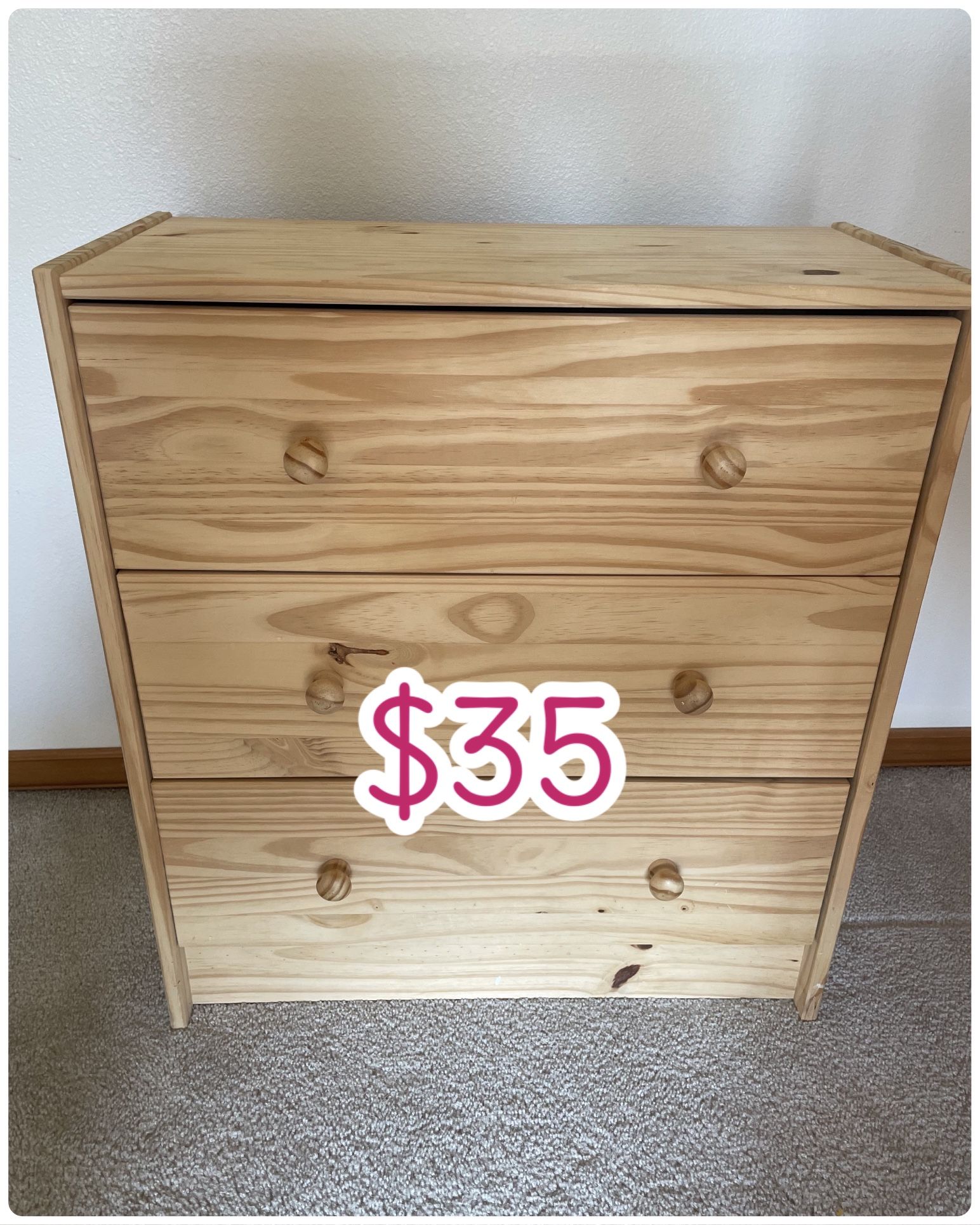 IKEA Rast 3-drawer Chest
