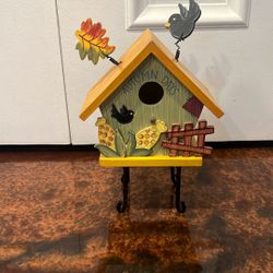 Bird House For Decoration, Used, Metal/wood
