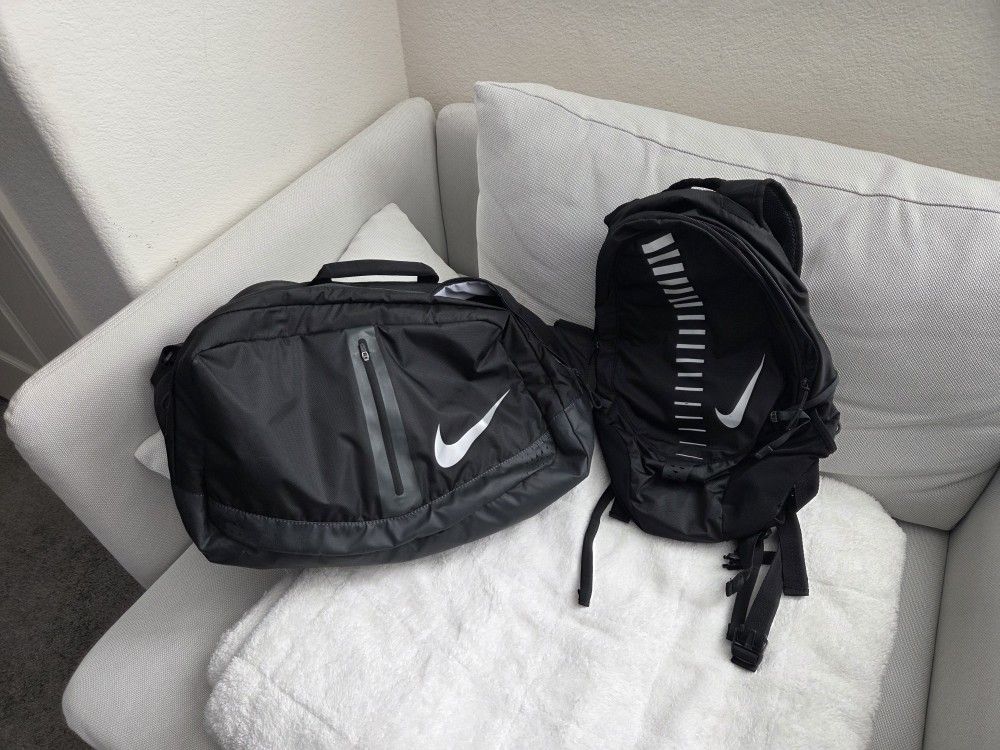 Nike Runner Backpack And Duffle Bag 