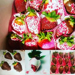 Covered Strawberries for Mother's Day