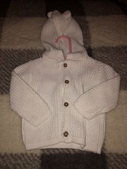 Baby girl cardigan knit jacket 9mo