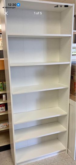 White IKEA billy bookcases (6)